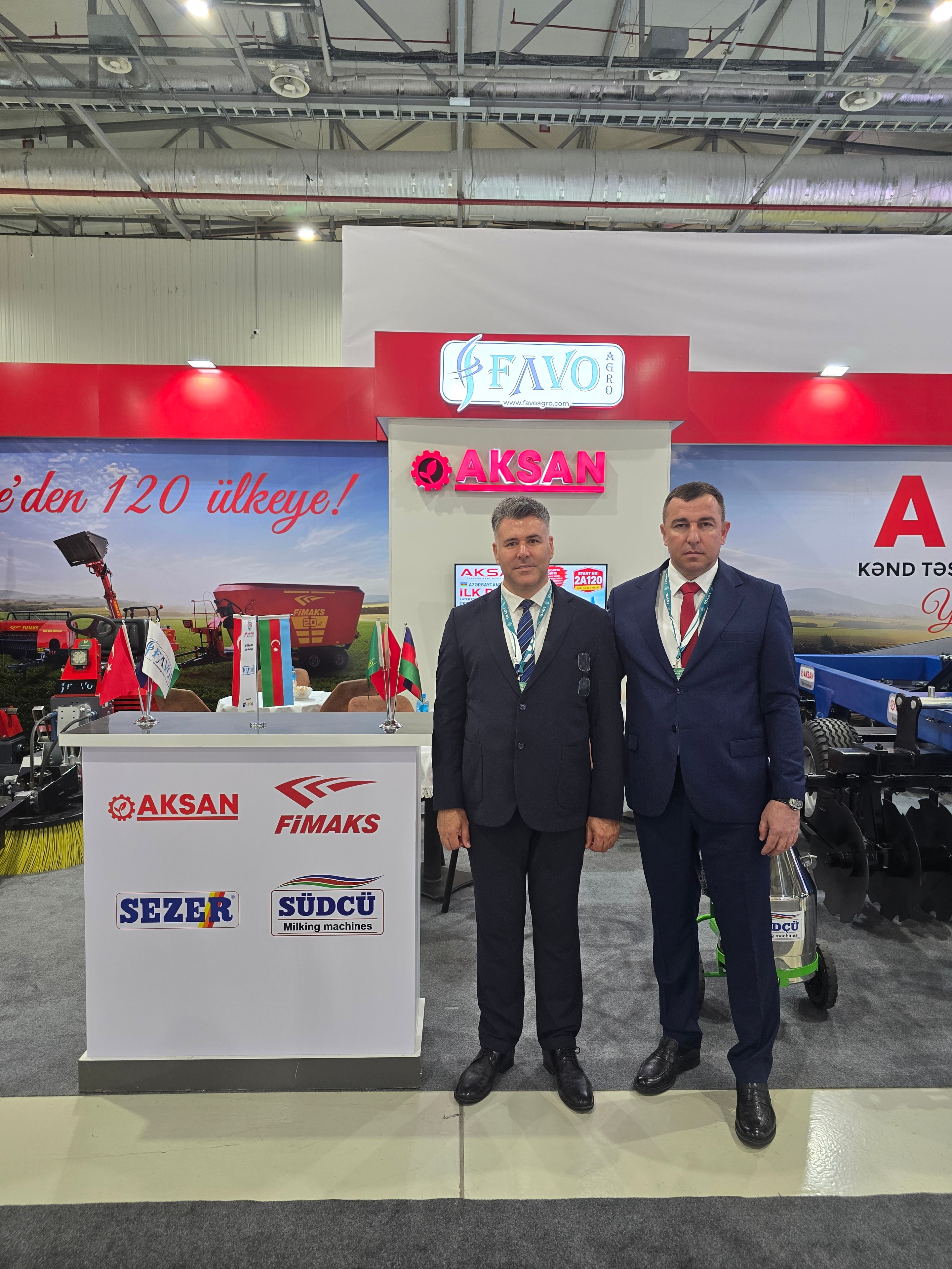 Our team at the Favo Agro stand, Caspian Agro 2026.